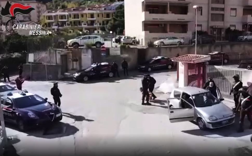 carabinieri messina blitz