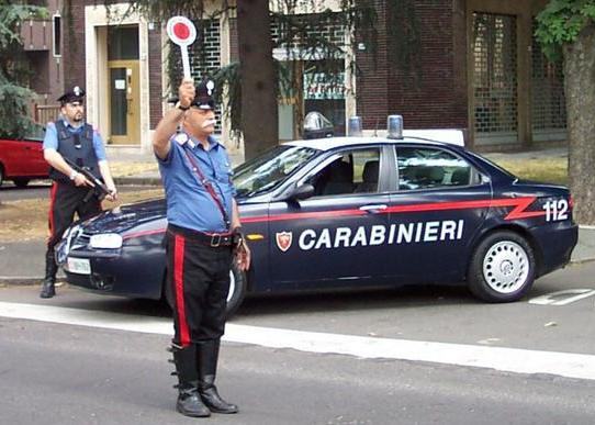carabinieri posto di blocco