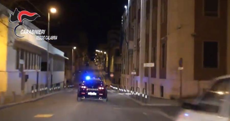 carabinieri reggio notte