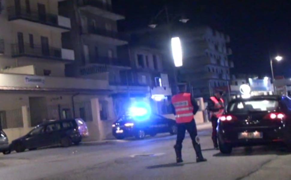 carabinieri san ferdinando controlli notte strada
