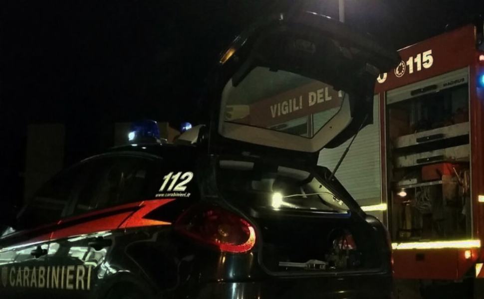 carabinieri vigili del fuoco notte 1