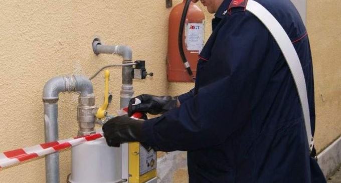 carabinieri furto gas metano