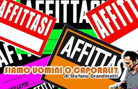 cartelli affittasi siamo uomini