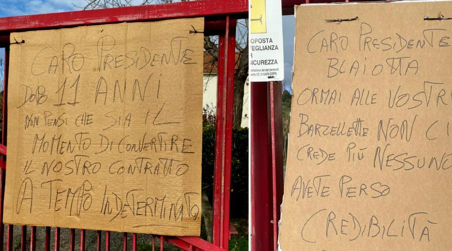 cartelli protesta trebisacce consorzio bonifica