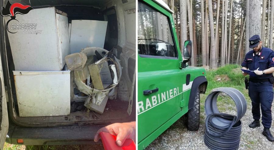 Trasportava rifiuti senza autorizzazione, denunciato un uomo di San Giovanni in Fiore 51 casali manco carabinieri forestali