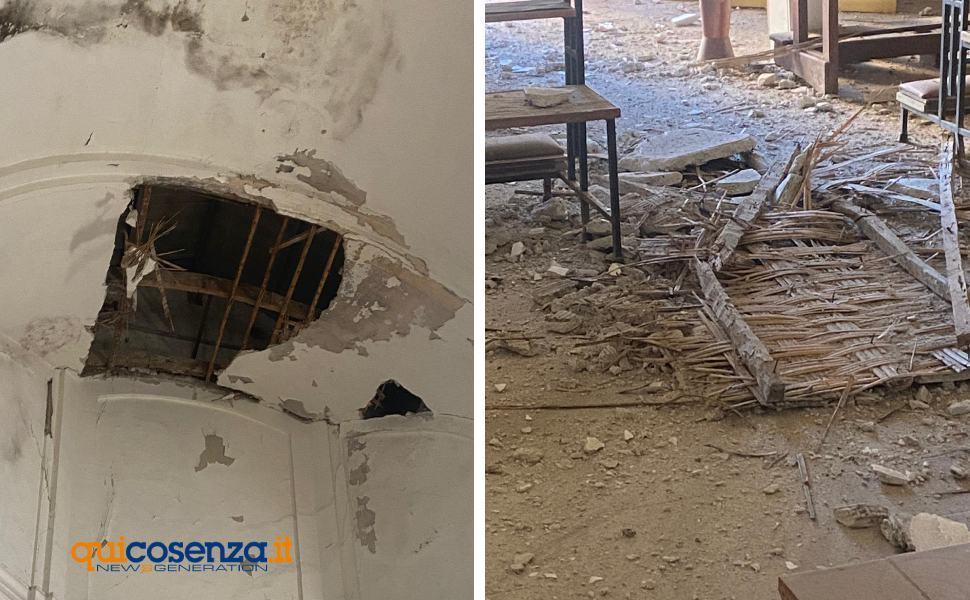 cedimento cappella cimitero cosenza