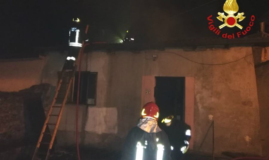 celico incendio vigili fuoco