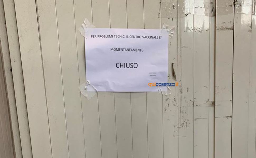 centro vaccinale cosenza