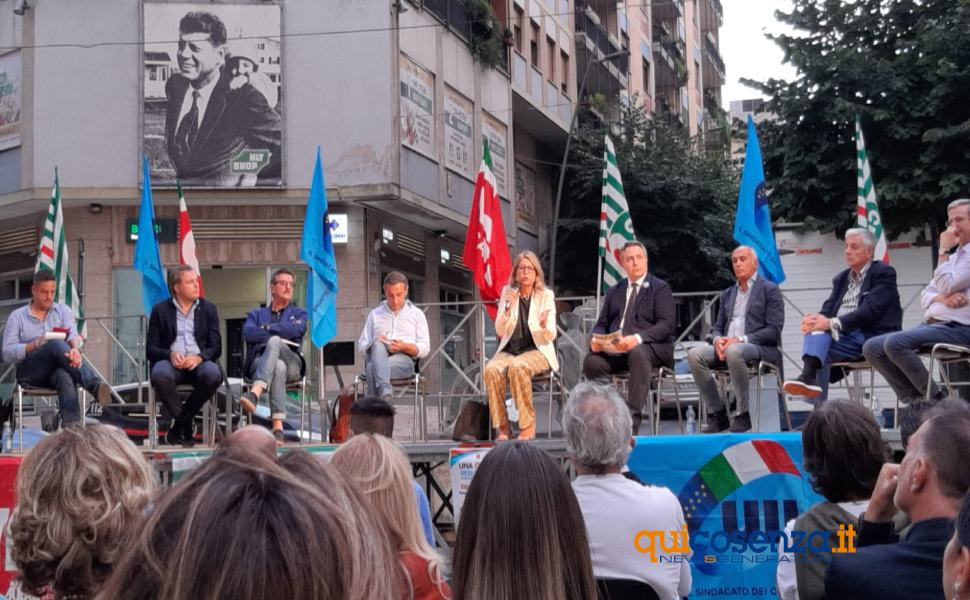 cgil cisl uil confronto candidati cosenza