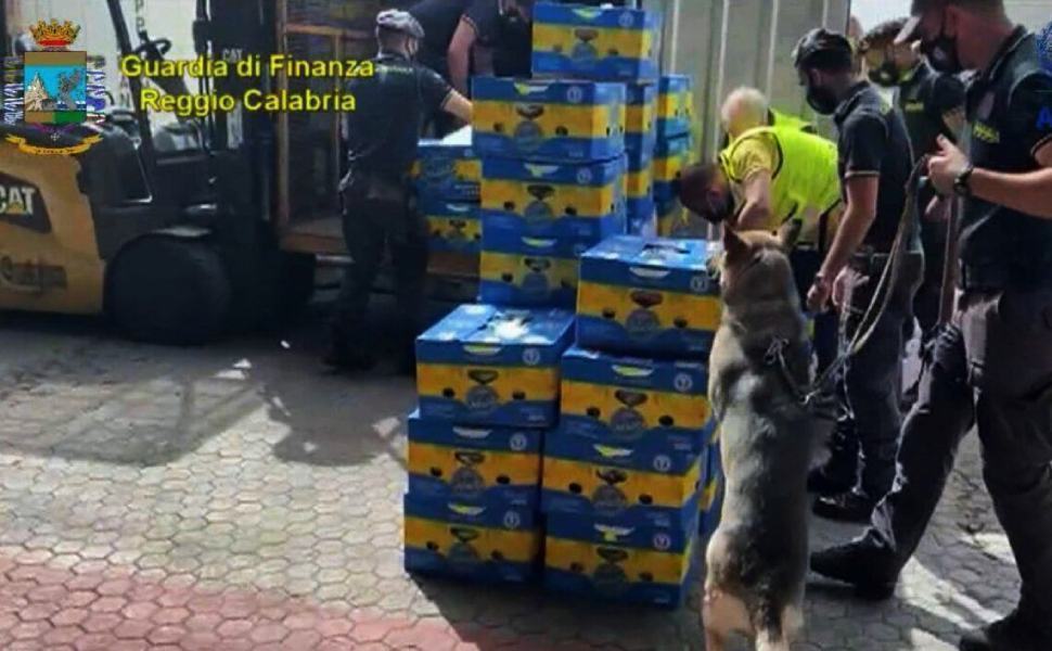 cocaina container porto gioia tauro