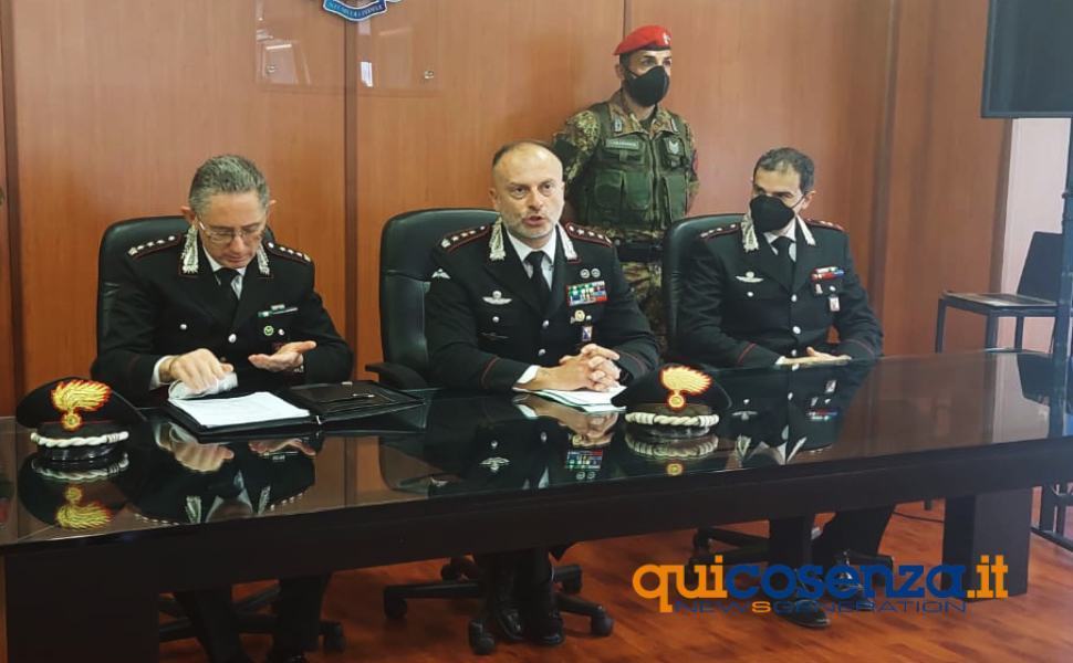 colonnello Gabriele Mambor conf stampa carab cosenza 02