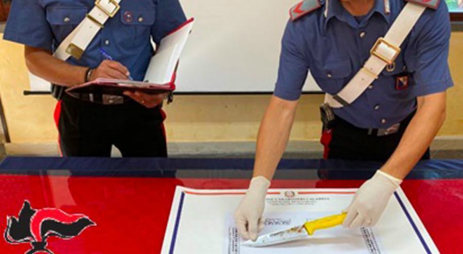 coltello carabinieri sequestro