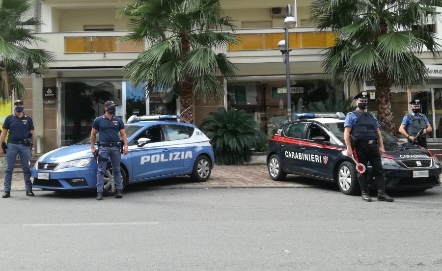 controlli carabinieri e polizia covid