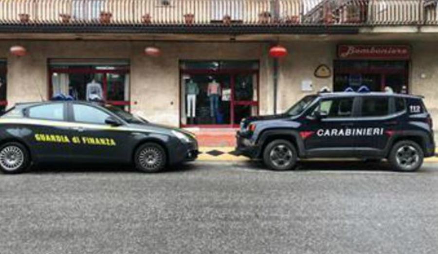controlli cinesi negozi finanza carabinieri