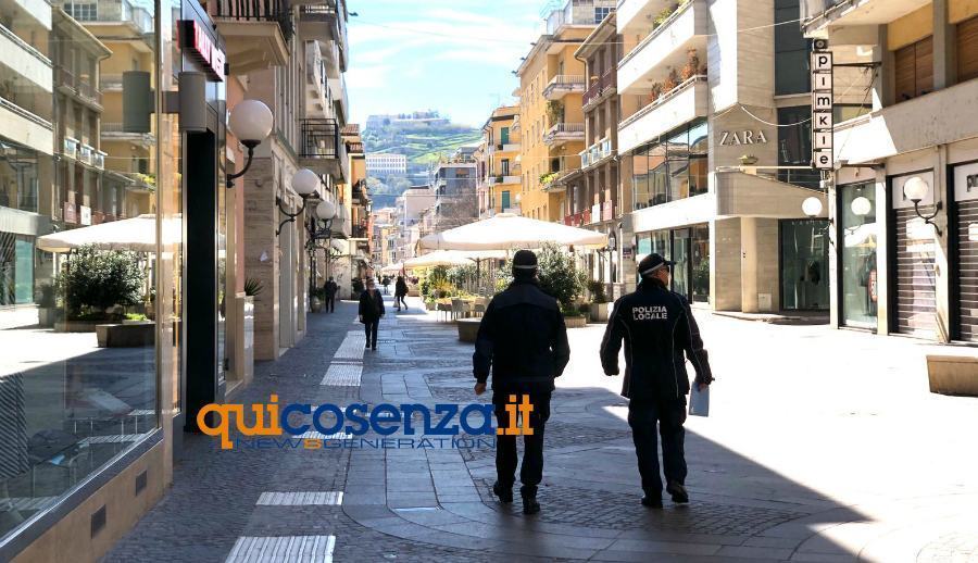 controlli cosenza coronavirus vigili urbani 01 2