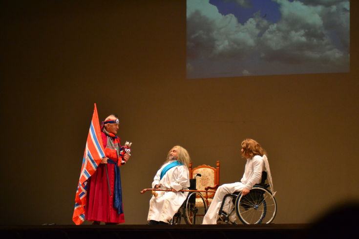 A via Popilia l'ultima replica di ''Conzativicci'', spettacolo di successo di Sergio Crocco 194 conzativicci2