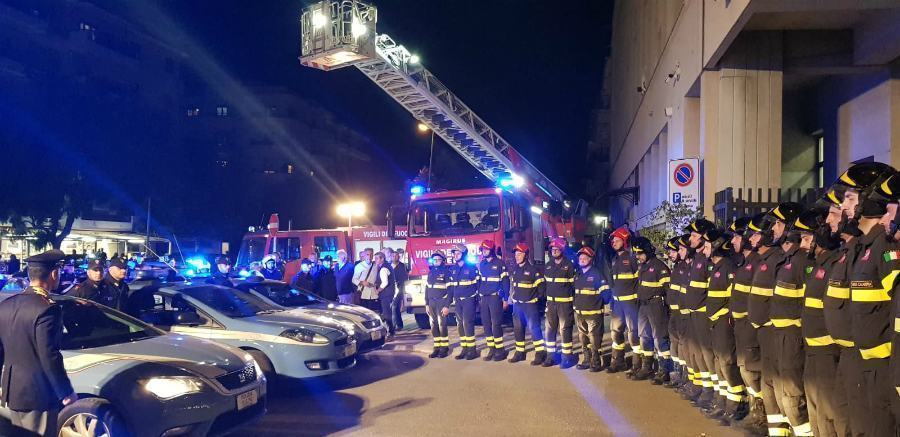 cordoglio vigili fuoco reggio
