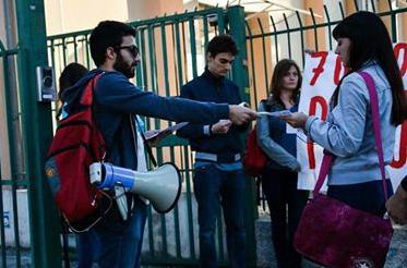 corteo 7 ottobre scuola