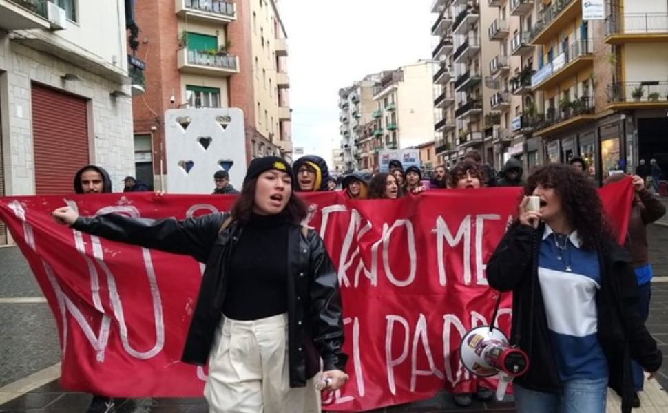 corteo cosenza studenti 18 novembre