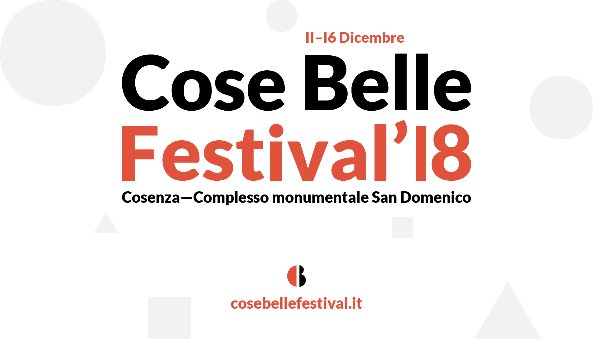 cose belle festival promo fb