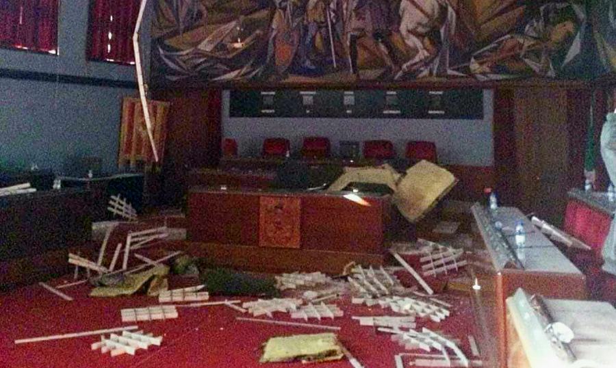 crollo aula catanzaro consiglio comunale 01