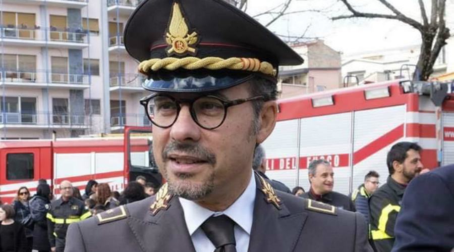 cundari comandante vigili fuoco cosenza