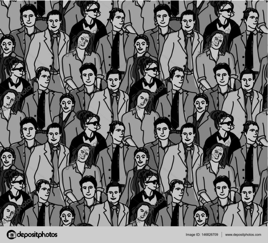 depositphotos 146826709 stock illustration big crowd of people