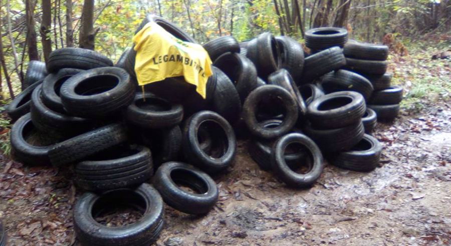 discarica pneumatici sp 45