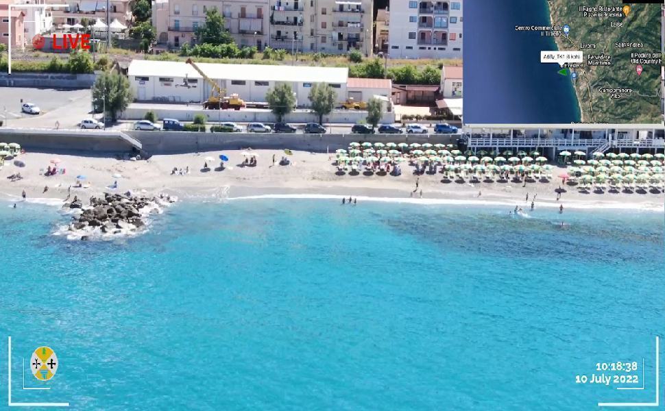 droni monitoraggio coste