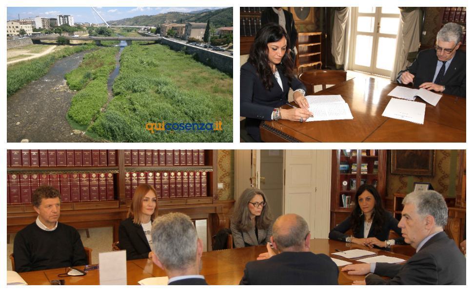 fiume Crati intesa Provincia Unical