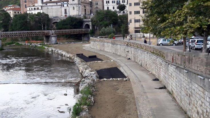 Lavori lungo il Busento, Occhiuto: "fra poco un fiume bellissimo" (FOTO) 57 fiume cosenza 06