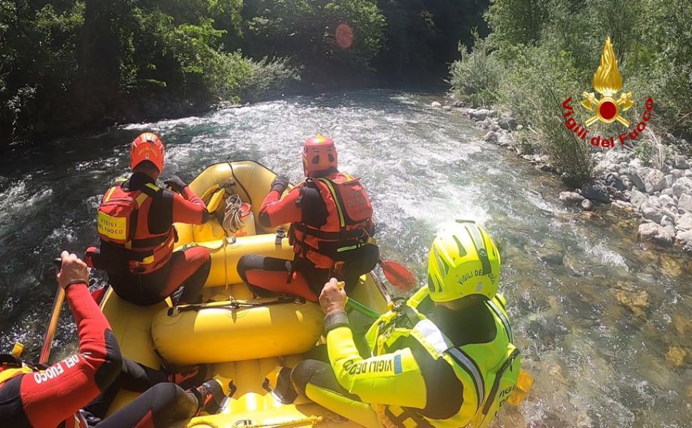Vigili del fuoco, concluse sessioni formative per Soccorritore Fluviale Alluvionale 1 formazione SAF Vigili del fuoco Fiume Lao 05