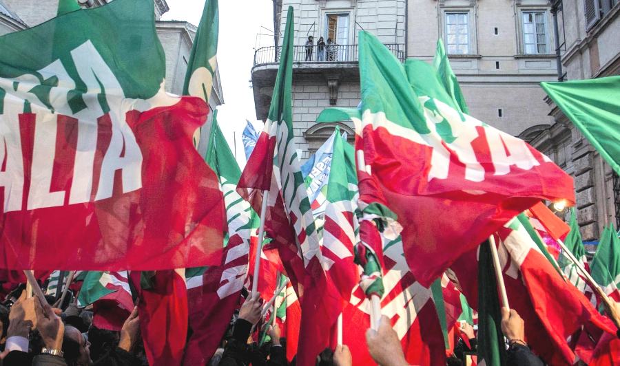 forza italia bandiere
