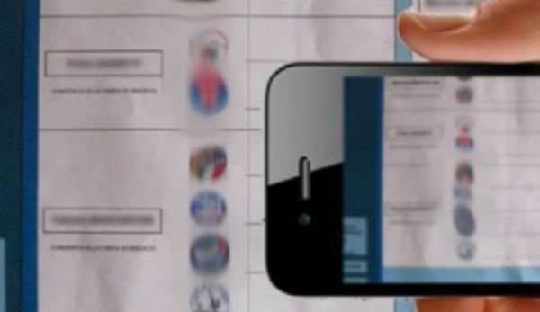foto scheda elettorale