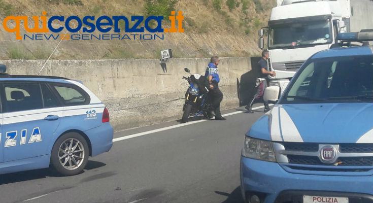 Contromano sull'A2 in provincia di Cosenza, muore giovane di Rende 55 frascineto2