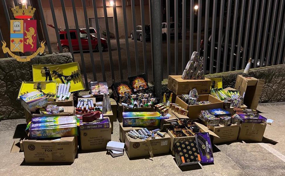 fuochi pirotecnici sequestro