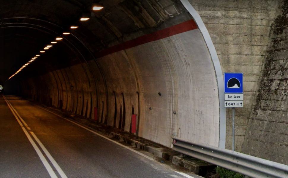Anas, lavori fino al 3 dicembre sulla Statale 283 delle Terme Luigiane 51 galleria san lauro statale 283 terme luigiane