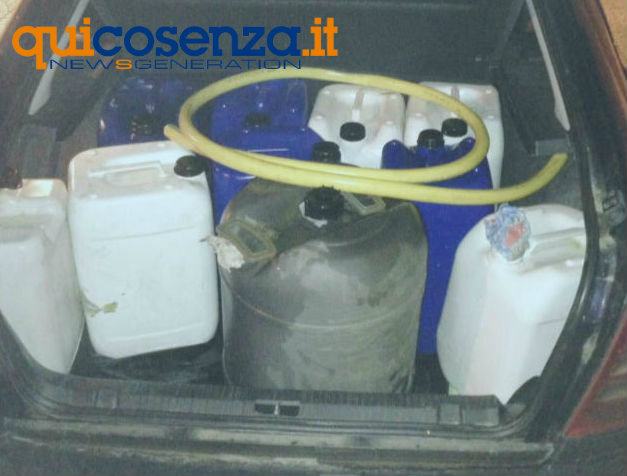 gasolio furto 1