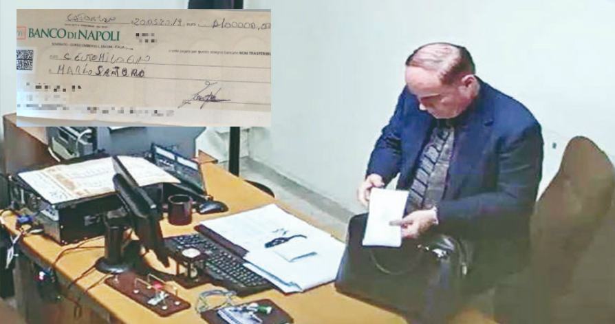 giudice petrini assegno 100mila euro