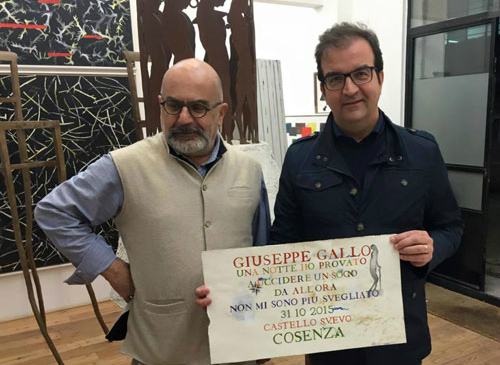 giuseppe gallo con il sindaco mario occhiuto
