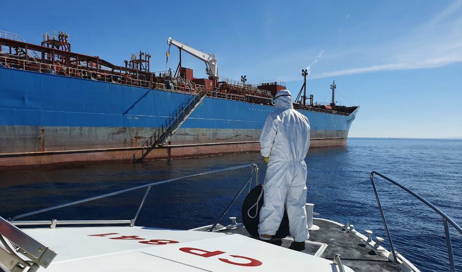 guardia costiera incidente mercantile trebisacce