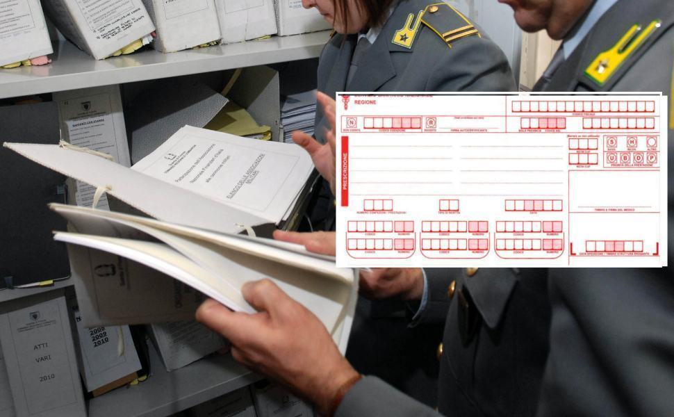 guardia di finanza ricettario rosso