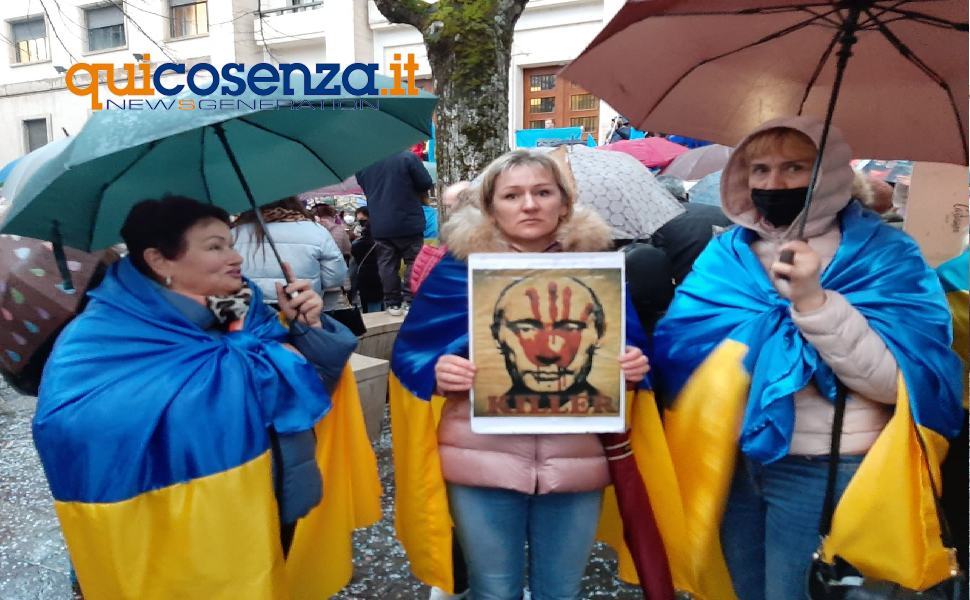 il No alla guerra in Ucraina anche a Cosenza