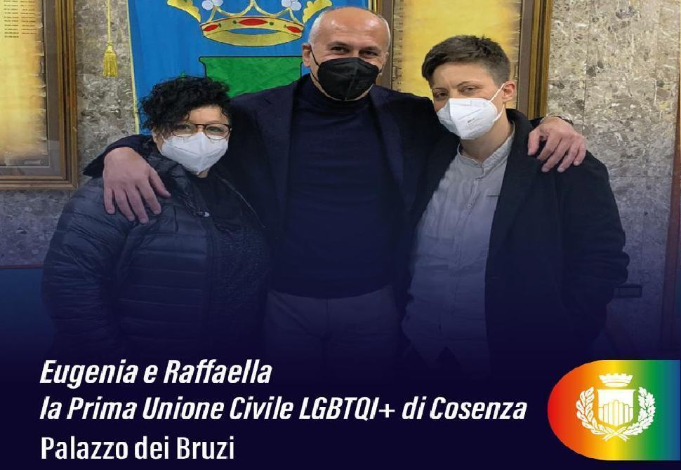 il Sindaco con Eugenia e Raffaella