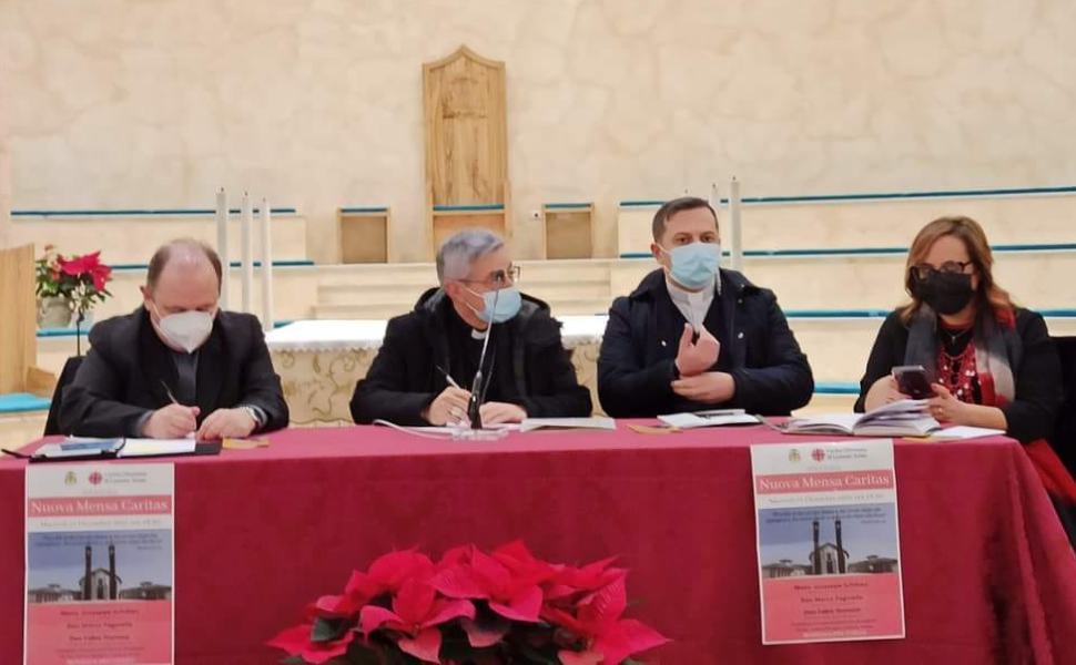 inaugurazione mensa caritas lamezia