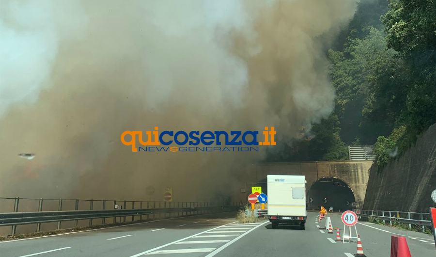 incendio 107 galleria doppia