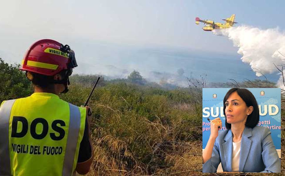 incendio Isola Capo Rizzuto