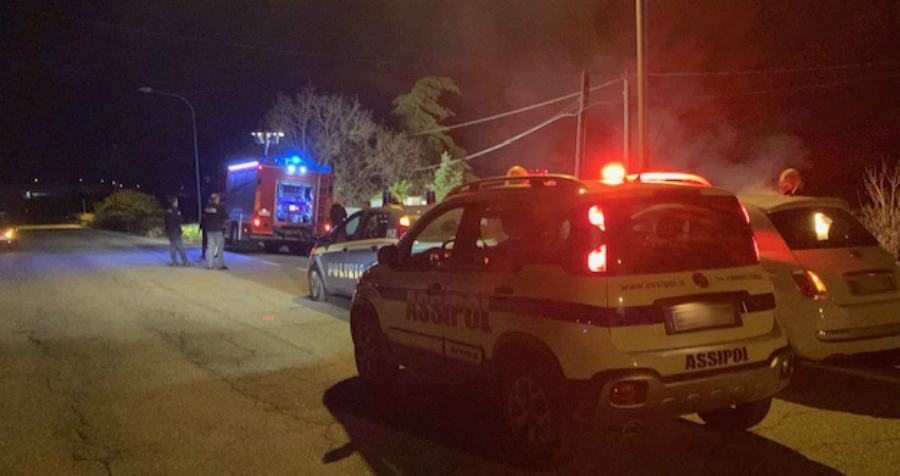 incendio azienda gasolio frascineto