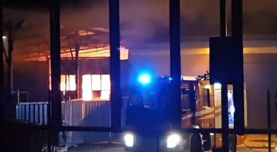 incendio eurospin vibo magazzino
