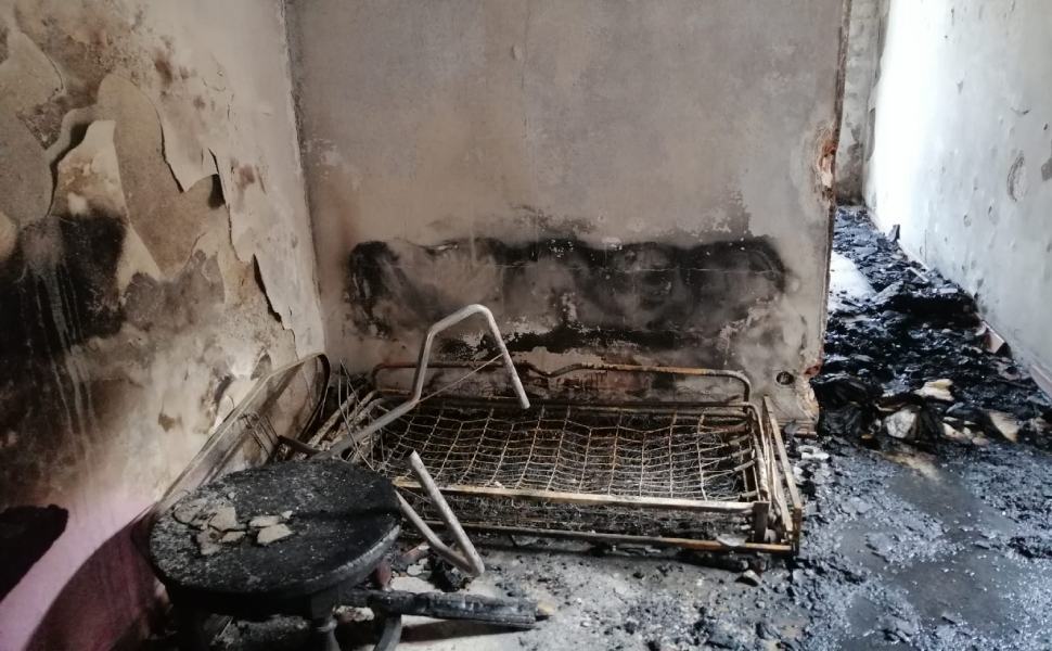 incendio palazzina grotteria 3u